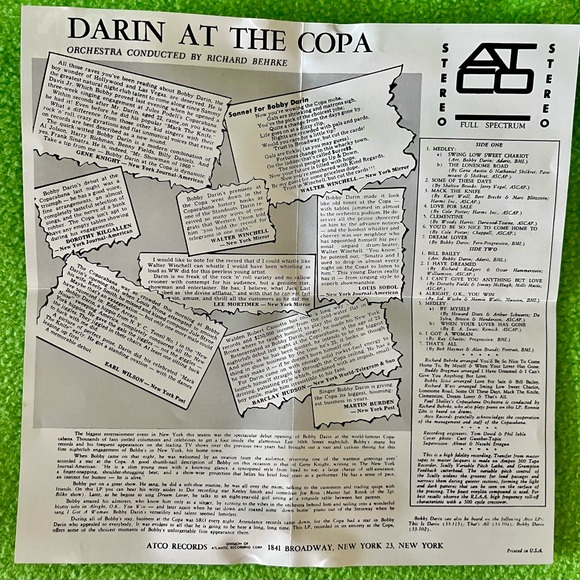 Bobby Darin At The Copa CD - Picture 5 of 5